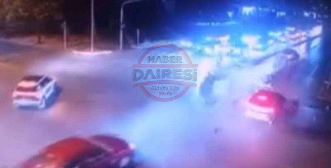 Konya’da ölümle sonuçlanan motosiklet kazası kamerada 7